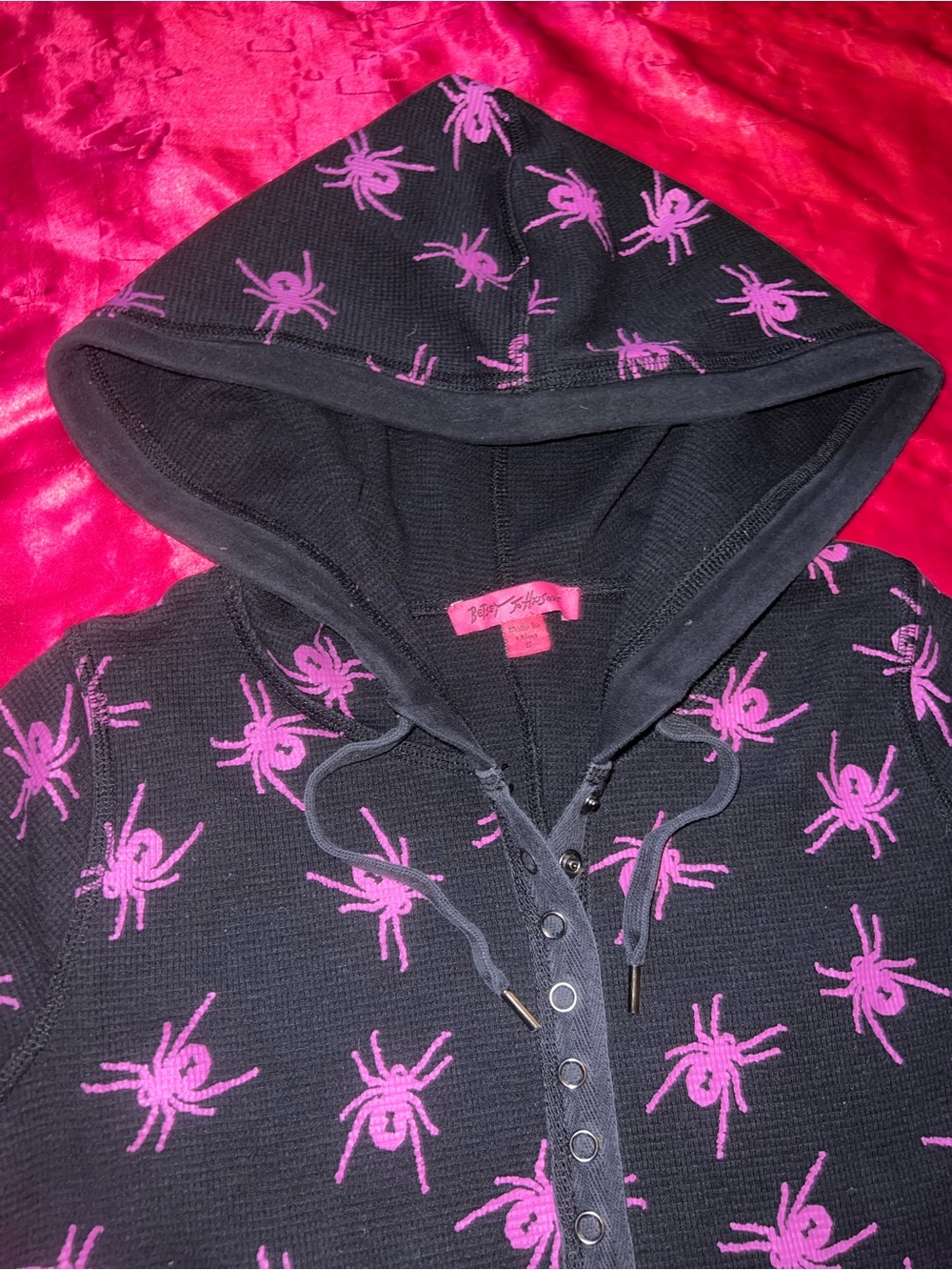 Betsey Johnson Spider Thermal Dress M - Picture 3 of 9